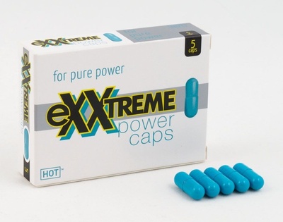 БАД для мужчин eXXtreme power caps men - 5 капсул (580 мг.) HOT 