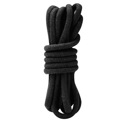 Черная хлопковая веревка для связывания - 3 м. Lux Fetish (черный) 