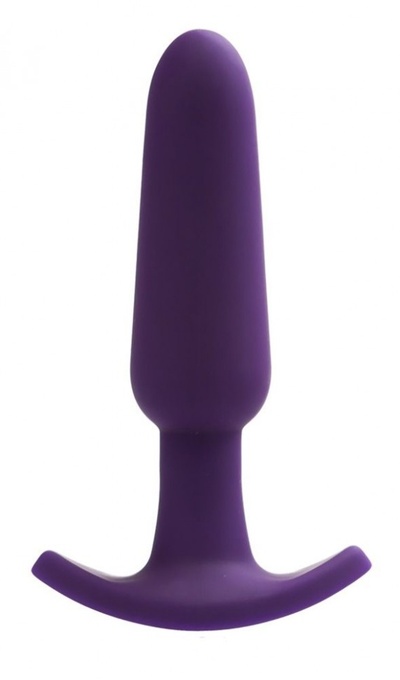 Фиолетовая анальная вибровтулка VeDO Frisky Bunny - 12,8 см. (фиолетовый) 