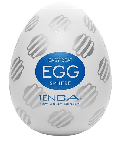 Мастурбатор-яйцо EGG Sphere Tenga (молочный) 
