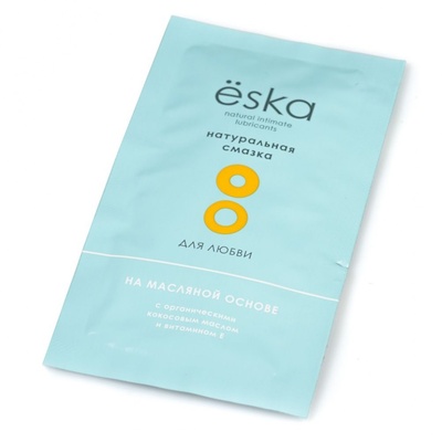 Массажное масло и лубрикант 2-в-1 на масляной основе Ёska - 5 мл. Eska 