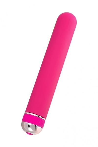 Розовый нереалистичный вибратор Mastick - 18 см. A-toys 