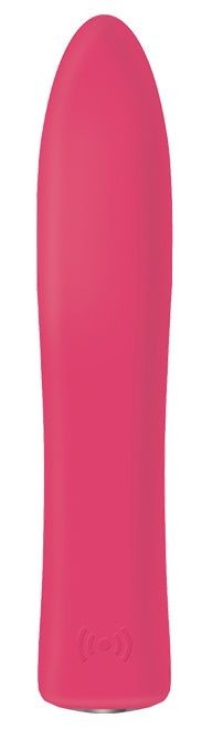 Розовая вибропуля SENSOR TOUCH BULLET - 12 см. Dream Toys (розовый) 