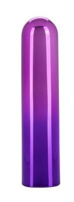 Фиолетовый гладкий мини-вибромассажер Glam Vibe - 9 см. California Exotic Novelties 