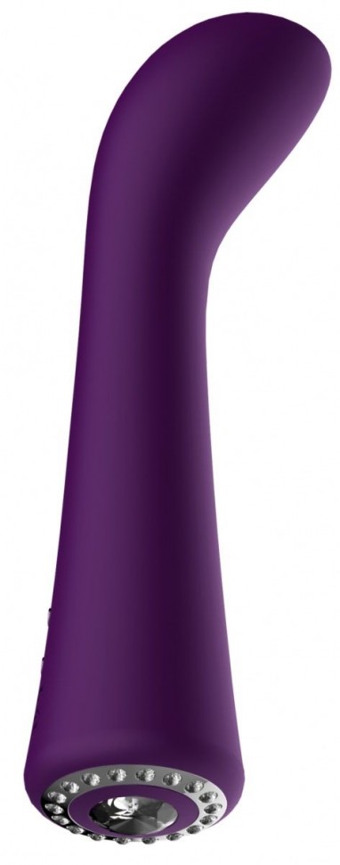 Фиолетовый вибромассажер для точки G Glimmer - 20,5 см. Shots Media BV 