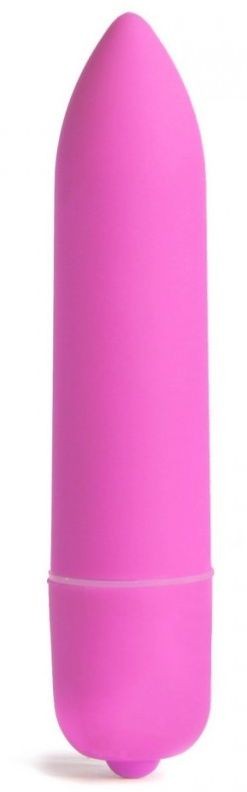 Розовая вибропуля X-Basic Long Bullet 10 speeds - 9 см. LoveToy (розовый) 