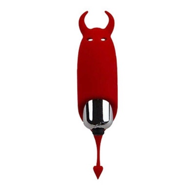 Красный вибростимулятор Devol Mini Vibrator - 8,5 см. Adrien Lastic 