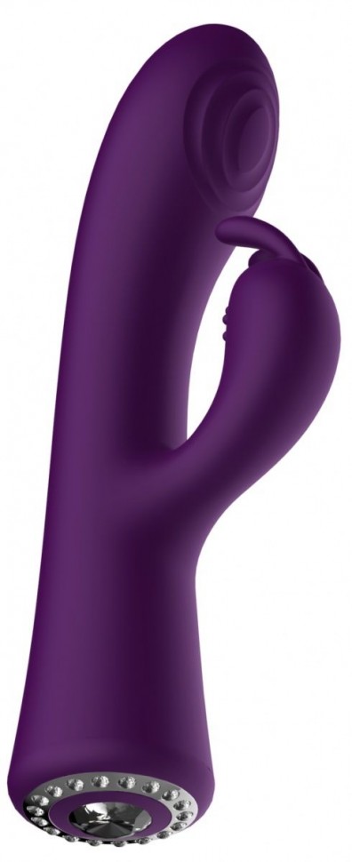 Фиолетовый вибромассажер-кролик Lux - 20 см. Shots Media BV 