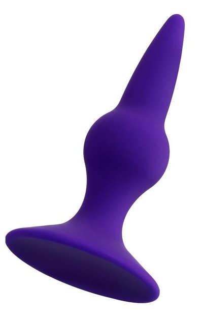 Фиолетовая анальная втулка Klapsy - 10,5 см. TOYFA (фиолетовый) 