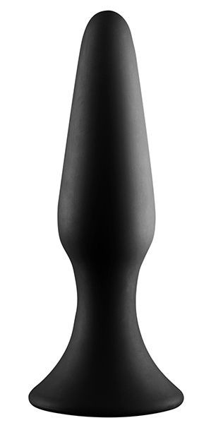 Черная анальная пробка METAL BALL BUTT PLUG - 15 см. Dream Toys (черный) 