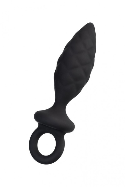 Черная анальная пробка Strob M - 13,5 см. Erotist (черный) 