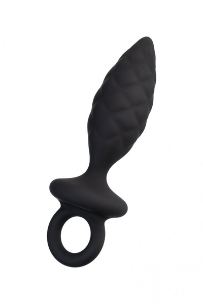 Черная анальная пробка Strob S - 11,7 см. Erotist (черный) 