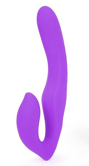 Фиолетовый безремневой страпон NAMI S-HANDE 