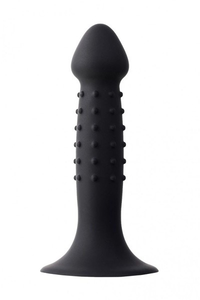 Черный анальный фаллоимитатор Spikn - 14 см. A-toys 