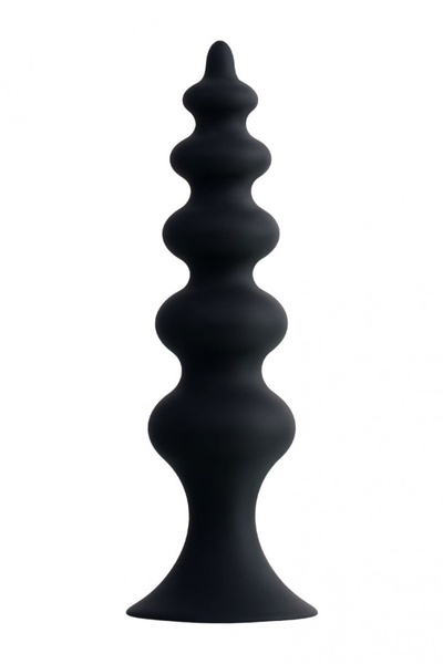 Черная анальная ёлочка Indi - 11,5 см. POPO Pleasure (черный) 