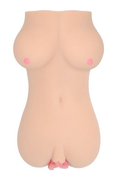 Телесный мастурбатор-вагина Clara OnaHole с имитацией груди KOKOS 