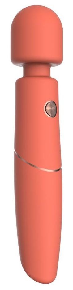 Оранжевый вибромассажер Clarissa - 22,6 см. Dream Toys 