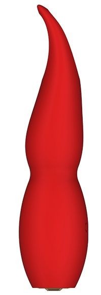 Красный клиторальный стимулятор FULLA - 13 см. Dream Toys 