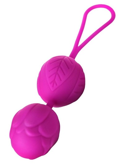 Лиловые вагинальные шарики Blossom Eromantica (лиловый) 