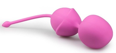 Розовые вагинальные шарики Jiggle Mouse Easy toys (розовый) 