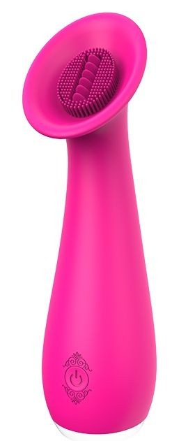 Розовый клиторальный стимулятор CHARMING SUNFLOWER - 15,3 см. Dream Toys 