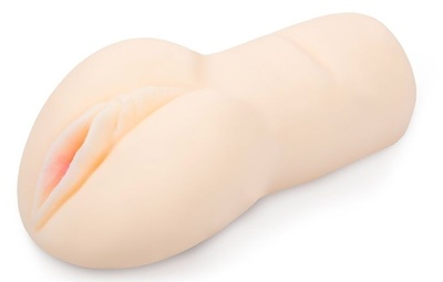 Телесная реалистичная вагина-мастурбатор из био-кожи Brazzers (телесный) 