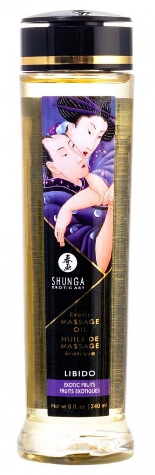 Массажное масло с ароматом лаванды Sensation - 240 мл. Shunga 