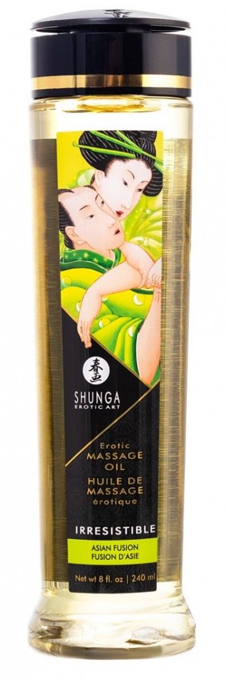 Массажное масло с ароматом азиатских фруктов Irresistible - 240 мл. Shunga 