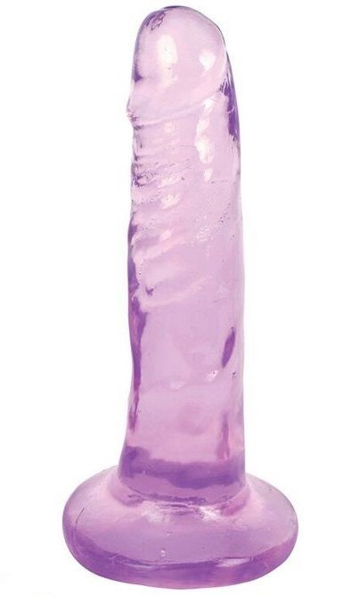 Фиолетовый фаллоимитатор Slim Stick Dildo - 15,2 см. XR Brands 