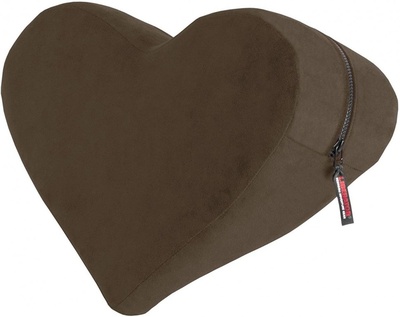 Кофейная подушка для любви Liberator Retail Heart Wedge (кофейный) 