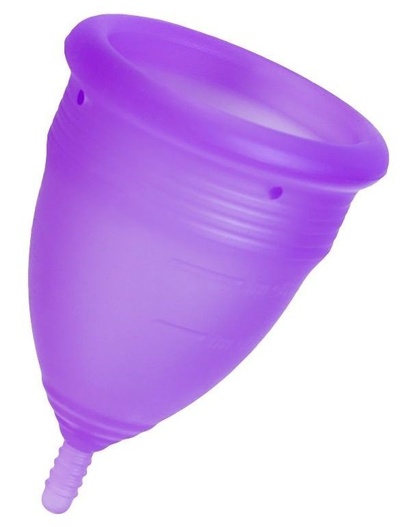 Фиолетовая менструальная чаша Lila L Eromantica (фиолетовый) 
