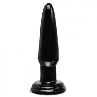 Черная малая анальная пробка Beginners Butt Plug - 10 см. PipeDream (черный) 