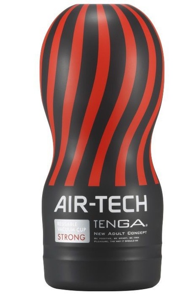 Мастурбатор Reusable Vacuum CUP Strong Tenga (красный с черным) 
