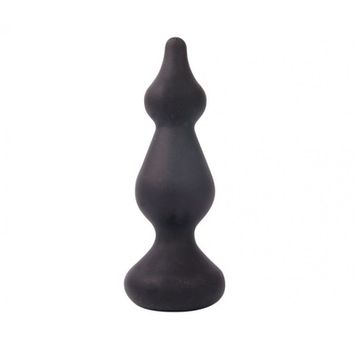 Фигурная анальная втулка Sex Expert - 10 см. Bior toys (черный) 