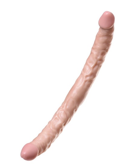 Двусторонний фаллоимитатор Realstick Nude - 42,5 см. TOYFA (телесный) 