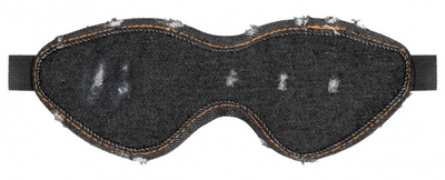Черная джинсовая маска на глаза Roughend Denim Style Shots Media BV (черный) 