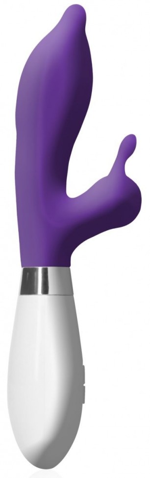 Фиолетовый вибратор-кролик Adonis - 21,5 см. Shots Media BV 