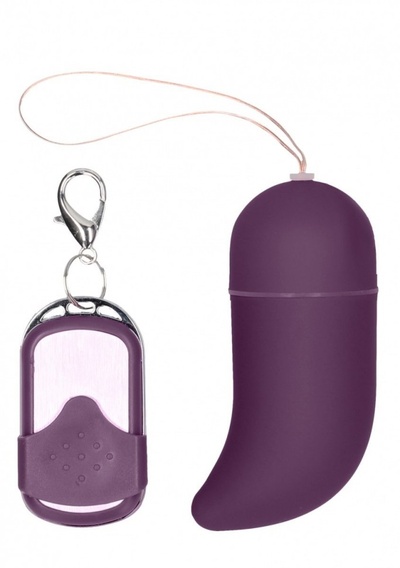 Фиолетовое виброяйцо Medium Wireless Vibrating G-Spot Egg с пультом - 7,5 см. Shots Media BV (фиолетовый) 