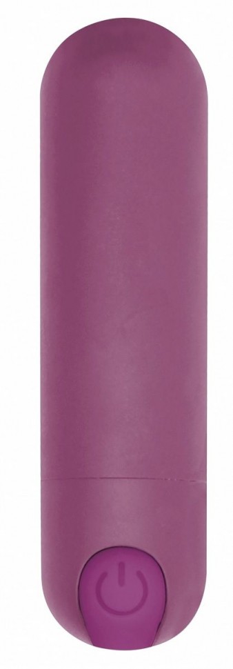Фиолетовая перезаряжаемая вибропуля 7 Speed Rechargeable Bullet - 7,7 см. Shots Media BV (фиолетовый) 