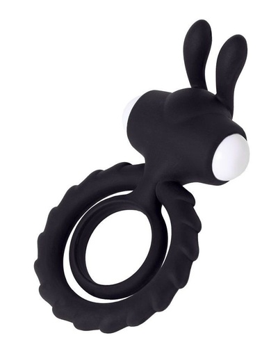 Черное эрекционное кольцо на пенис JOS BAD BUNNY (черный) 