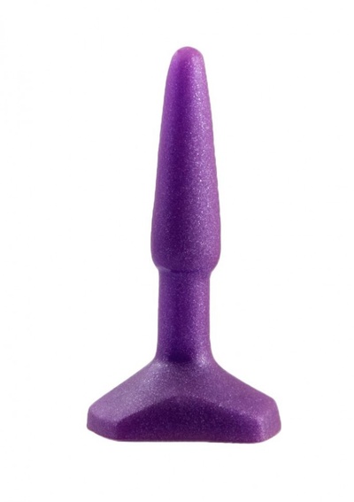 Фиолетовый анальный стимулятор Small Anal Plug Purple - 12 см. Lola Games 