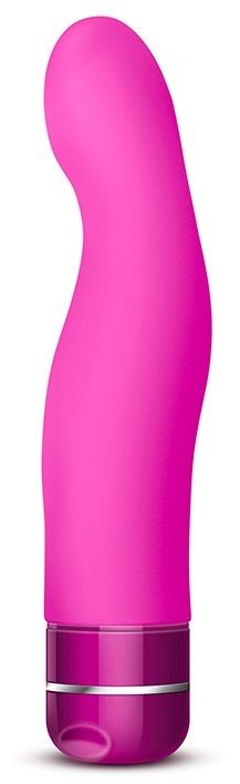 Ярко-розовый вибромассажер Gio - 20,3 см. Blush Novelties 