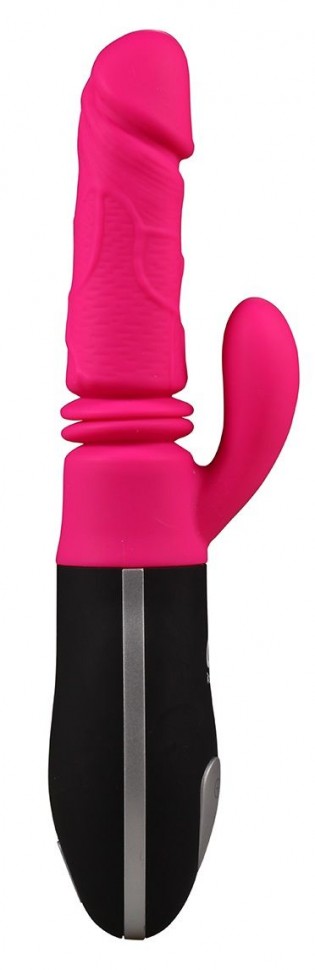 Ярко-розовый вибростимулятор-кролик для зоны G Pink Punch - 28,1 см. Aisnn 