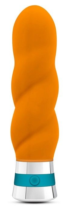 Оранжевый вибромассажер VIBRANCE - 15,2 см. Blush Novelties 