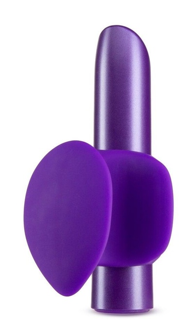 Фиолетовый вибромассажер B6 - 10,16 см. Blush Novelties 