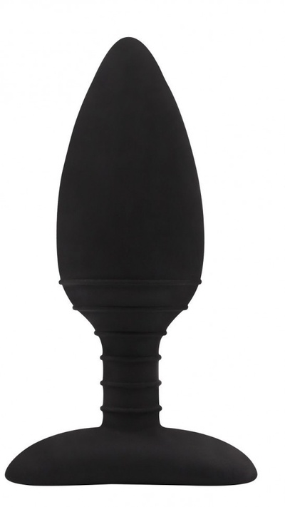 Черная анальная вибровтулка Anal Libido - 12,2 см. Chisa (черный) 
