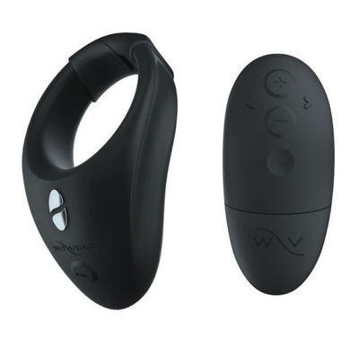 Черное эрекционное кольцо для ношения We-Vibe Bond (черный) 