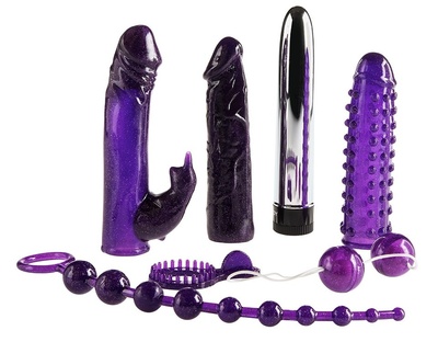 Набор фиолетовых стимуляторов Imperial Rabbit Kit Toy Joy 