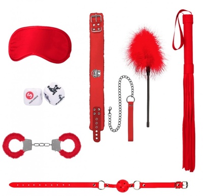 Красный игровой набор Introductory Bondage Kit №6 Shots Media BV 
