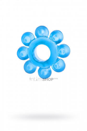 Эрекционное кольцо Toyfa, синее (Синий) 